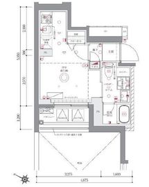 AZEST阪東橋Ⅱ 7階 間取り図