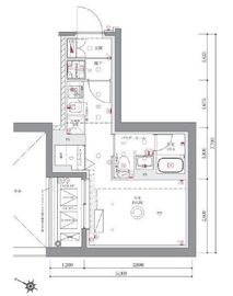AZEST阪東橋Ⅱ 9階 間取り図