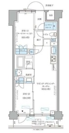 パークアクシス文京本郷 208 間取り図