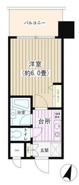 ヴィラコート横浜 207 間取り図