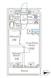 プラネソシエプラス桜台 308 間取り図