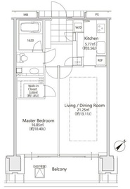 松竹スクエアレジデンス 2004 間取り図