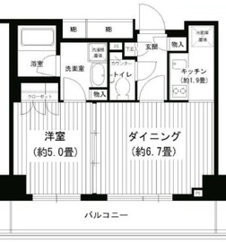 PORTO PARTIRE YOKOHAMA 701 間取り図