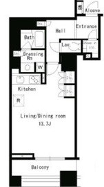 パークアクシス日本橋ステージ 512 間取り図