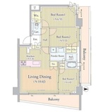 クリオ武蔵小金井フロントアベニュー 3階 間取り図
