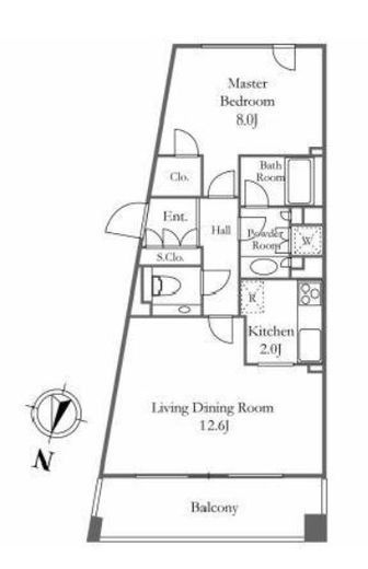 目白プレイスレジデンス 6階 間取り図