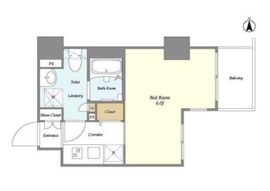 La Douceur川崎Ⅱ (ラドゥセール川崎Ⅱ) 404 間取り図