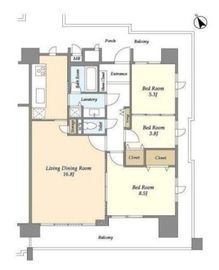 ガーデン文京白山 104 間取り図