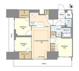 オアーゼ日暮里レジデンス 1306 間取り図