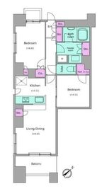 レジディア日本橋馬喰町 401 間取り図