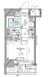 コンシェリア横濱関内 9階 間取り図