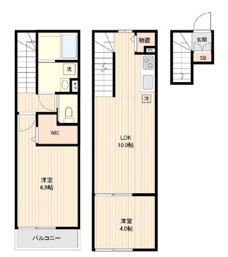 アーバンパーク宮前平EAST 207 間取り図