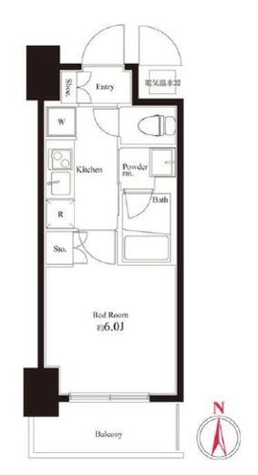 ハーモニーレジデンス武蔵小杉 2階 間取り図