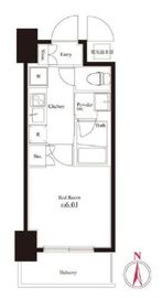 ハーモニーレジデンス武蔵小杉 2階 間取り図
