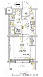 レアライズ新丸子Ⅱ 1階 間取り図
