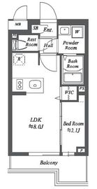 ブランシエスタ用賀 307 間取り図