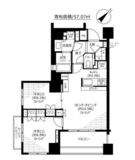 クレヴィア文京本駒込 4階 間取り図