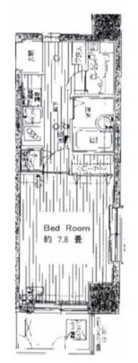 グランド・ガーラ渋谷 2階 間取り図