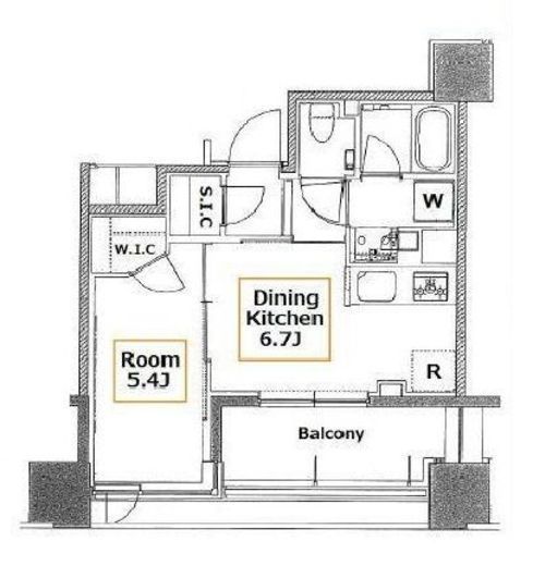 アトラス千代田末広町 4階 間取り図