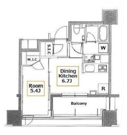 アトラス千代田末広町 4階 間取り図