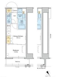プラウドフラット清澄通り 309 間取り図