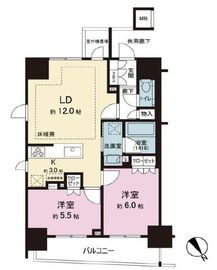 オープンレジデンシア四谷坂町 8階 間取り図