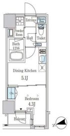ザ・ライオンズフォーシア外神田 902 間取り図