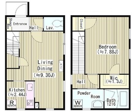 ファレール参宮橋 106 間取り図