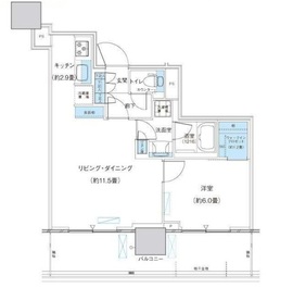 パークシティ柏の葉キャンパス ザ・ゲートタワー ウエスト 1209 間取り図