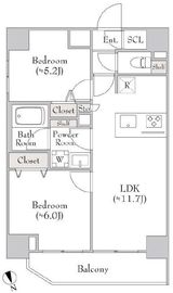 ルミークアン北上野 1301 間取り図