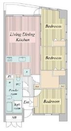 コロネード春日 802 間取り図