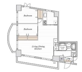 コロネード春日 801 間取り図