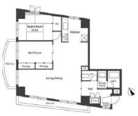 コロネード春日 1001 間取り図