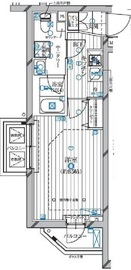 レガリス蒲田 301 間取り図