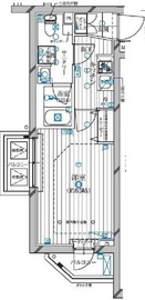 レガリス蒲田 501 間取り図