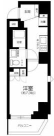 GRANSITE NAKAMEGURO (グランジット中目黒) 2F2 間取り図
