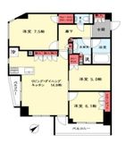 リビオ駒込妙義 1階 間取り図