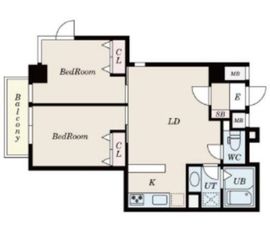 エスパシオ内藤町 101 間取り図