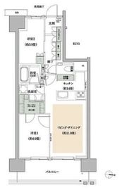 ザ・パークハウス亀戸九丁目 7階 間取り図