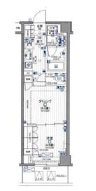 デュオステージ横濱赤門通り 5階 間取り図