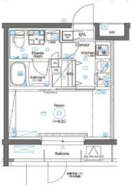 SYNEX HIGASHI-KANAGAWA (シーネクス東神奈川) 4階 間取り図