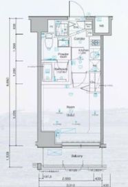 SYNEX横濱阪東橋Ⅱ(シーネクス横濱阪東橋Ⅱ) 6階 間取り図
