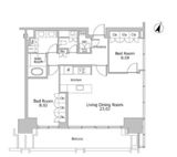 東京ガーデンテラス紀尾井町 住宅棟 10階 間取り図