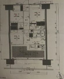 リビオシティ・ルネ葛西 9階 間取り図