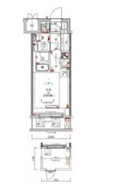 クラリッサ川崎ブルーノ 1階 間取り図
