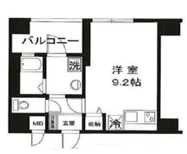 マストライフ目黒南 410 間取り図