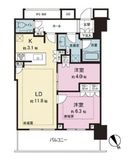 THE TOWER JUJO (ザ・タワー十条) 21階 間取り図