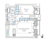 マノワール西麻布 101 間取り図