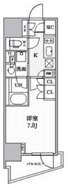 シーズンフラッツ大井町 302 間取り図