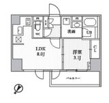 シーズンフラッツ大井町 307 間取り図